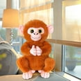 thumbnail image 6 of WKSCLPAI Punch Monkey Plush, Punch The Monkey Plush Stuffed Animal Plush Toy, Adorable Protect The Monkey, 2Pc Soft Fluffy Cuddly Cuddle Buddy Plush, 6 of 8