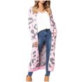 thumbnail image 1 of Suéteres de Moda Para Mujer, Cárdigan Estampado de Manga Larga, Abrigos de Bolsillo Para Mujer, Blusa Odeerbi ODB-6, 1 of 7