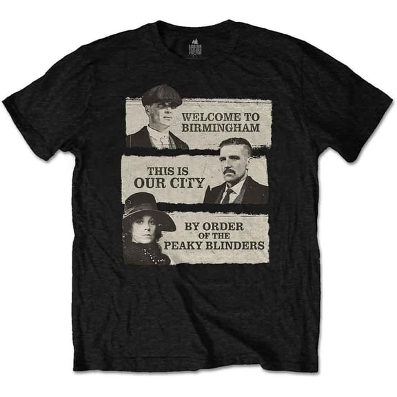 Peaky Blinders Unisex T-Shirt This Is Our City (Small)
