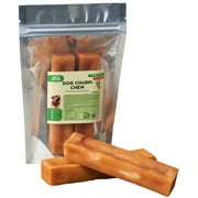 DOG CHURPI CHEW- 100% Natural, Himalayan Hard Yak Cheese Churpi Dog Chew Treats, Grain-Free, Gluten-Free, Dental Chews, 2 COUNT-5.5 oz