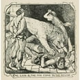 thumbnail image 3 of Henry Justice Ford 15x15 Black Modern Framed Museum Art Print Titled - The Lion and the Fox Come to the Rescue (1906), 3 of 5