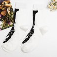 thumbnail image 5 of NOLDARES Halloween Socks Women, Skeleton Socks Funny Halloween Gifts for Women Girls(Z183-White), 5 of 6