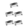 thumbnail image 3 of Langgg 2x Rear Lower Trailing Arm 138mm Steering Link for Axial RR10 90048 + Crawler Black 5Set, 3 of 6