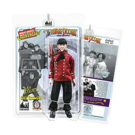 The Three Stooges 8 Inch Action Figures Series: Idle Roomers [Bellhop Edition] Moe