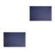 thumbnail image 4 of Injueey Manteles individuales rectangulares de estilo, alfombrilla de cuero, posavasos, almohadilla de café aislante, de comedor resistente a borde dorado/azul 2Conjunto, 4 of 6