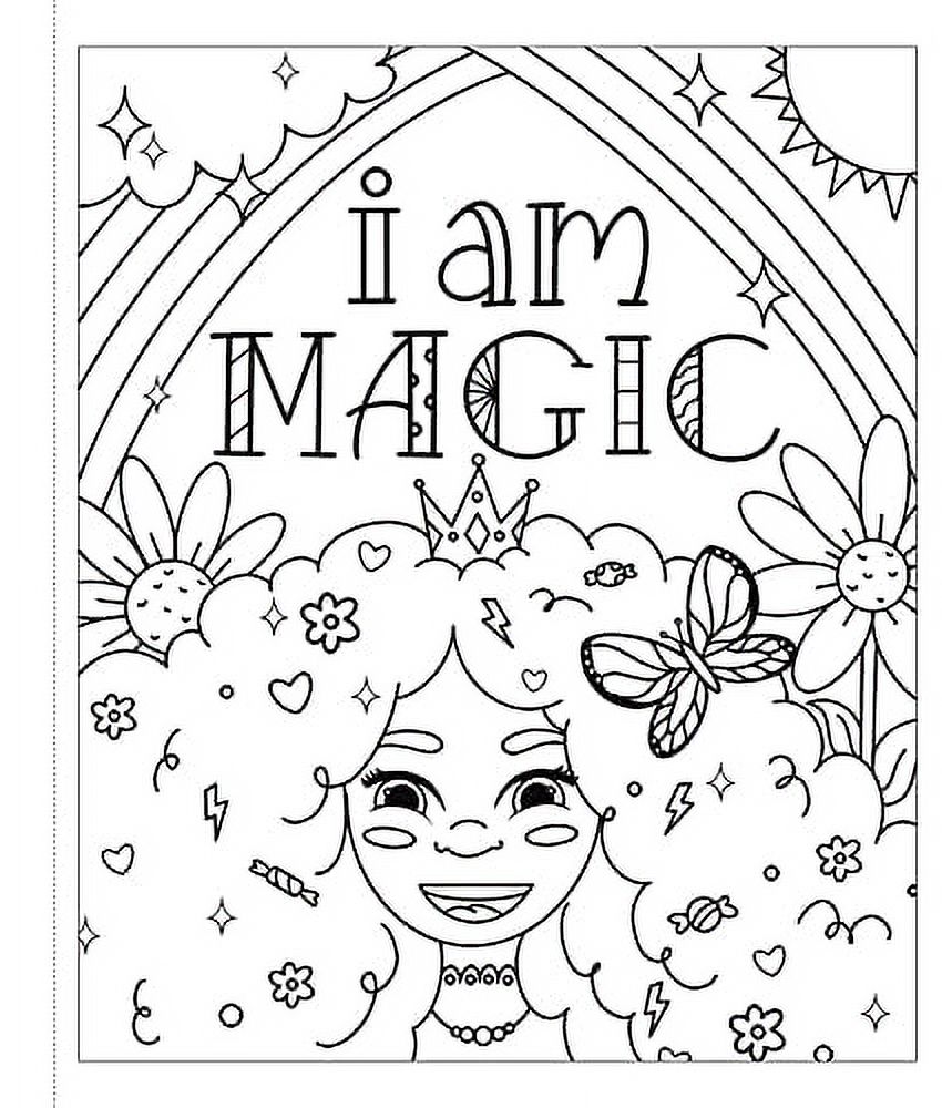 Black Girls Are Magic: A Coloring Book for Girls Who Rock [Book]