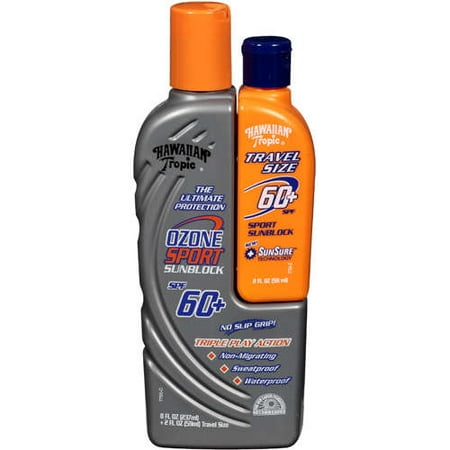 Energizer Hawaiian Tropic Ozone Sport Sunblock, 8 oz