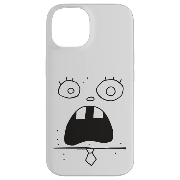 Funda para iPhone 14 Bob Esponja DoodleBob Gran Cara