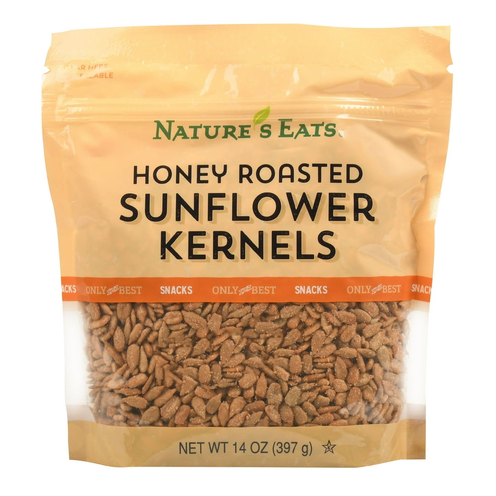 Nature's Eats Honey Roasted Sunflower Kernels Seeds, 14 Oz. Walmart
