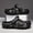 Black, variant on Men's Camo Print Clogs with Adjustable Heel Strap, Rugged EVA Slip-On Sandals for Outdoor, Beach, and Casual Wear