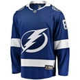 thumbnail image 2 of Men's Fanatics Erik Cernak Tampa Bay Lightning Blue Home Breakaway Player Jersey, 2 of 7