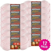 SPINRITE Multipack of 12 - Bernat Softee Chunky Yarn-Baby Pink