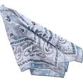thumbnail image 2 of Motique Accessories Tie Dye Paisley Bandana - Black, 2 of 3
