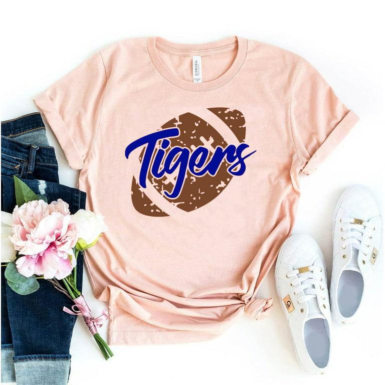 Football Go Tigers T-Shirt, Tigers School Spirit Shirt