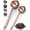 Pink, variant on Premium Coffee Scoop Set - 1 Tbsp (15ml) & 2 Tbsp (30ml) Measuring Tablespoon - Stainless Steel Coffee Measuring Spoon and Scooper with Long Handles - Pack of 2