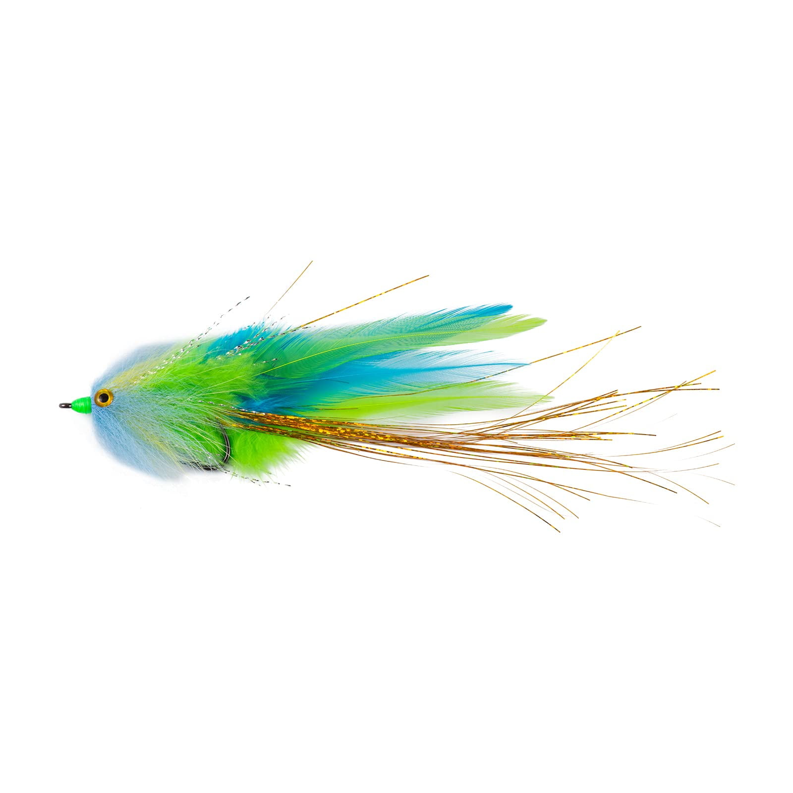 Goture Hand Tied Pike Fly Fishing Flies with Streamer and 2/0Hook