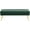 Darkgreen, variant on Furniliving 44 Inch Velvet Bench, Upholstered Tufted Striped Fabric Bedroom Bench with Golden Metal Legs, Ottoman for Living Room, Solid Wood Indoor Bench for Foyer (Pink)