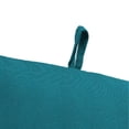 thumbnail image 3 of Jordan Manufacturing Sunbrella 22" x 44" Teal Solid Outdoor Chair Cushion with Ties and Loop - 44'' L x 22'' W x 4'' H, 3 of 9