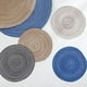 thumbnail image 3 of AUDeals Placemats Washable Woven Placemats for Dining Table Plastic Placemats Washable Place Mats for Dining Table Durable Plastic Woven Round Table Mats 15 Inch, 3 of 8