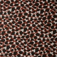 thumbnail image 3 of Zelouf Lucy Animal Knit Jacquard  , Sewing, DIY, Crafts Fabric by the Yard, Rust/black/ivory, 10 Yard, 3 of 3