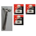 thumbnail image 1 of Double Edge Safety Razor + Personna Double Edge Stainless Steel Refill Blades, 5 ct. (Pack of 3), 1 of 1