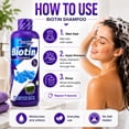 thumbnail image 5 of Incredible Products Biotin Shampoo with Chia & Omega, Sulfate Free Shampoo / Shampoo Sin Sal, Hair Care Formula for All Hair Types / Para Todo Tipo de Cabello, 32.13 fl oz, 5 of 5