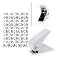 thumbnail image 3 of Perforated Metal Ring Dart Holder And 100 Rings,portable Dart Wing Punch Dart Wing Punch Dart Leaf Punch(white)(101pcs), 3 of 5