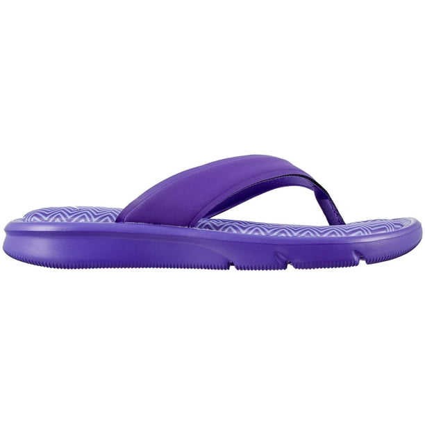 Nike Nike Women's Ultra Comfort Thong Flip Flop (Purple/White, 6