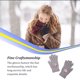 thumbnail image 4 of Sonducket Guantes de invierno, cubiertas para calentar las manos, Color sólido, estilo Simple, tejido de pantalla táctil, guante para niñas, accesorio guantes y mitones gris con hola Sonducket AP011251-21B, 4 of 6
