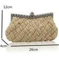 thumbnail image 2 of Kukuzhu Rhinestone Bridal Evening Bags Women Chic Wedding Party Evening Clutch Purse Handbag, 2 of 4