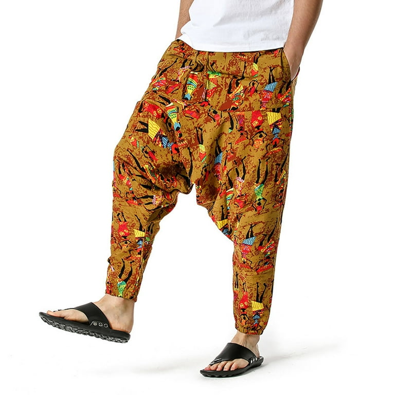 Boho store mens pants