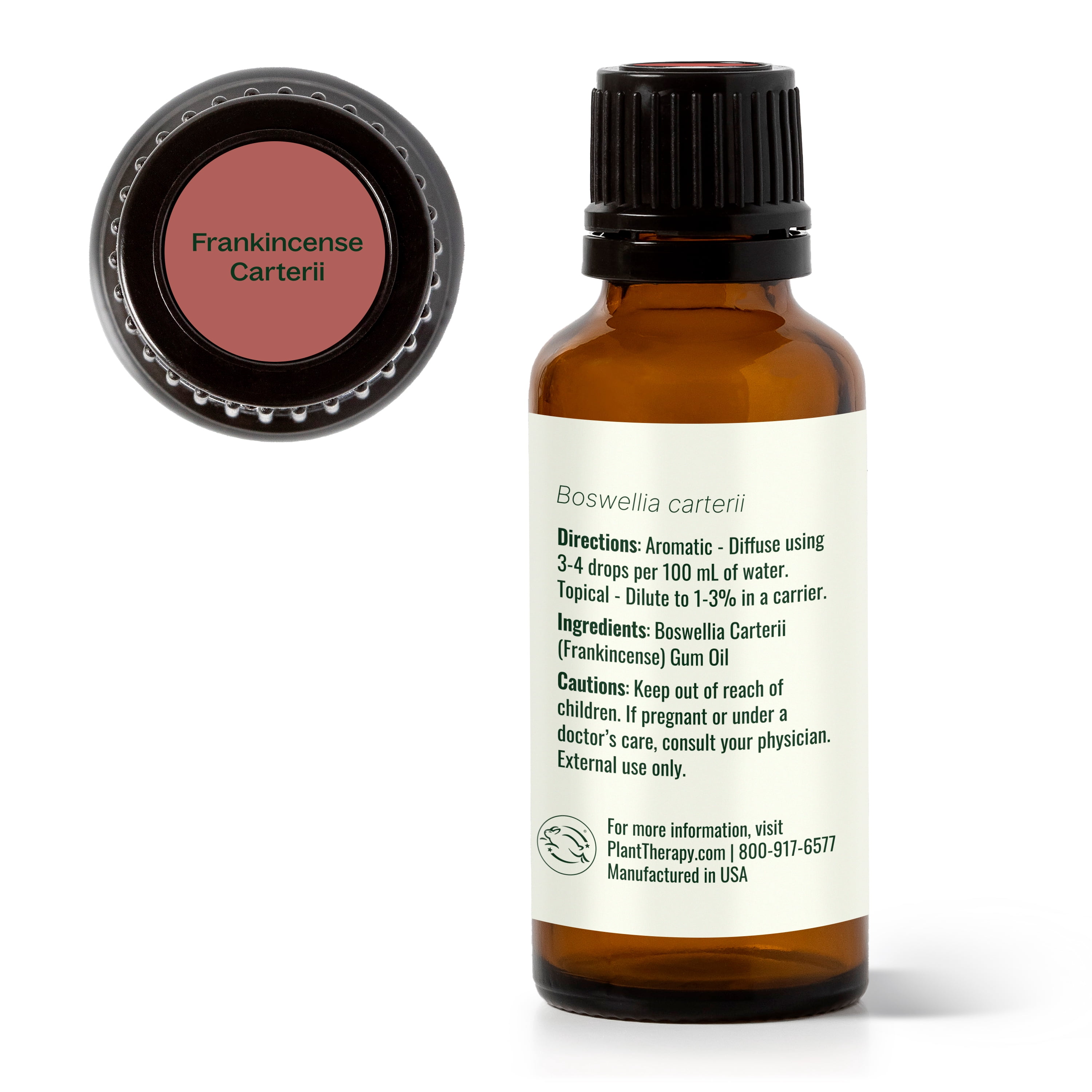 Plant Therapy Frankincense Carterii Essential Oil 30 mL (1 oz), Pure, Undiluted, Natural Aromatherapy