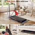 thumbnail image 5 of Riedhoff Folding Walking Pad Treadmill for Home, 3.0 HP Under Desk Treadmill with Smart APP, Black, 5 of 10