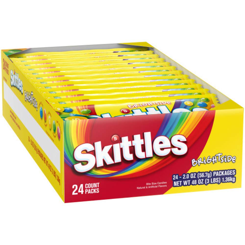 Skittles Brightside Candy, 2.0 Ounce, (Pack of 24)