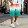 thumbnail image 5 of CONZONE Mens Cargo Shorts Gradient Color Straight Leg Cargo Shorts for Men Lightweight Relaxed Fit Outdoor Workout Shorts With Pockets, 5 of 5