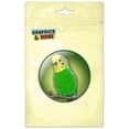 thumbnail image 1 of Green Parakeet Budgie Bird Refrigerator Button Magnet, 1 of 2