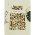 thumbnail image 4 of BemeyourBBs Baby Boy Romper Camouflage Newborn Jumpsuit Infant Overalls for Summer, 4 of 9