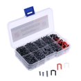 thumbnail image 2 of 1 Box Badminton Racket Racquet Grommets Eyelets Accessories Silver Gray, 2 of 9