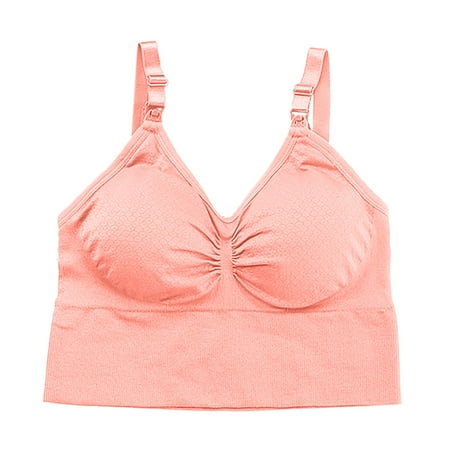 

Hunpta Sports Bra Wire-Free Comfort Sleep Bralettelette Workout Bras With Removable Pads Nursing Bras