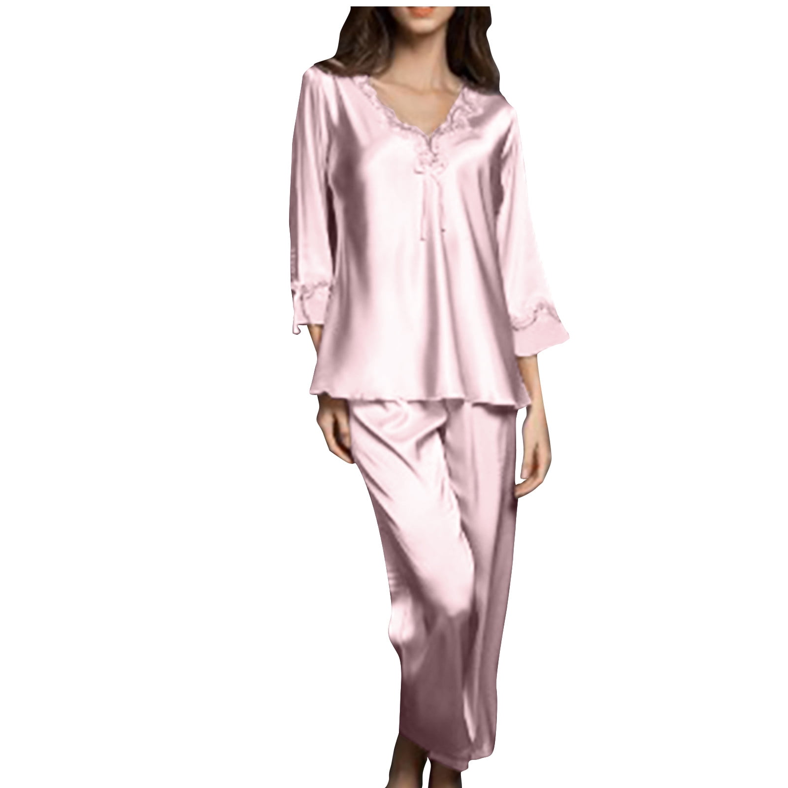 WDIRARA Ensemble Pyjama 2 Pièces Pour Femme Imprimé Léopard Avec
