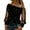 Black-A, variant on Womens Off Shoulder Sexy Shirts Mesh See Through Long Sleeve Boat Neck Sequin Loose Fit Blouses Glitter Star Party Clubwear Tops