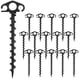 thumbnail image 1 of Estacas para tienda de campaña COBARYEN, paquete de 16 unidades, 24 cm, en espiral de fibra de nailon, 1 of 6