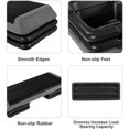 thumbnail image 4 of Stanz (TM) Adjustable Aerobic Step Platform with 4 Risers - 42.5 x 16 x 4 Inches, Black Adjust 4" 6" 8" Exercise Stepper, 4 of 7