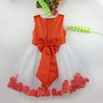 thumbnail image 5 of inhzoy Kids Girls Tulle Rose Floral Petals Flower Girl Dress, 5 of 5