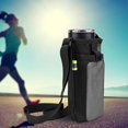 thumbnail image 3 of Bolsa de transporte para al aire libre Portabotellas de bolsillo Bolsa de camping negra + Bolsa de Zulema Bolsa de botellas deportivas, 3 of 8