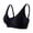 Black, variant on Sports Jelly Bras for Women Large Size Deep V Wireless No Underwire Gathering Shaping Full Cup Underwear Strapless Bra