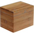 thumbnail image 1 of Bamboo Recipe Box For Organize And Store Recipes In The Kitchen, 1 of 5