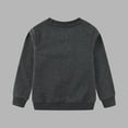 thumbnail image 3 of Cethrio Kids Boys Cotton Sweatshirts, Pullover Crew Neck Graphic Casual Long Sleeve Tops Dark Gray Size 5 T, 3 of 3