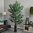 thumbnail image 2 of Nearly Natural 7.5' Bulb Areca Palm Artificial Tree, 2 of 3