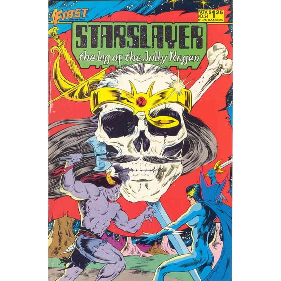 Starslayer #34 VF ; First Comic Book